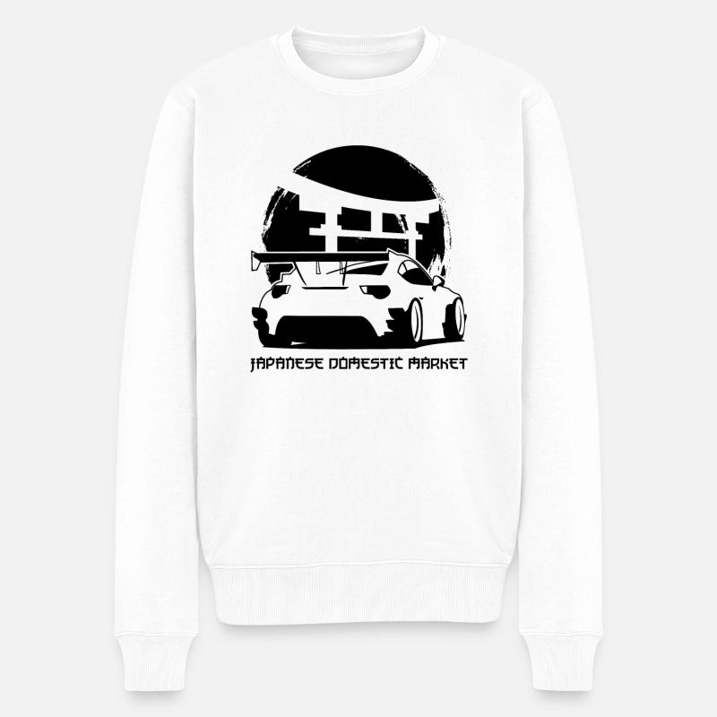 AE86 Japanese Domestic Market Geschenk JDM - Männer Premium Bio Pullover - Weiß