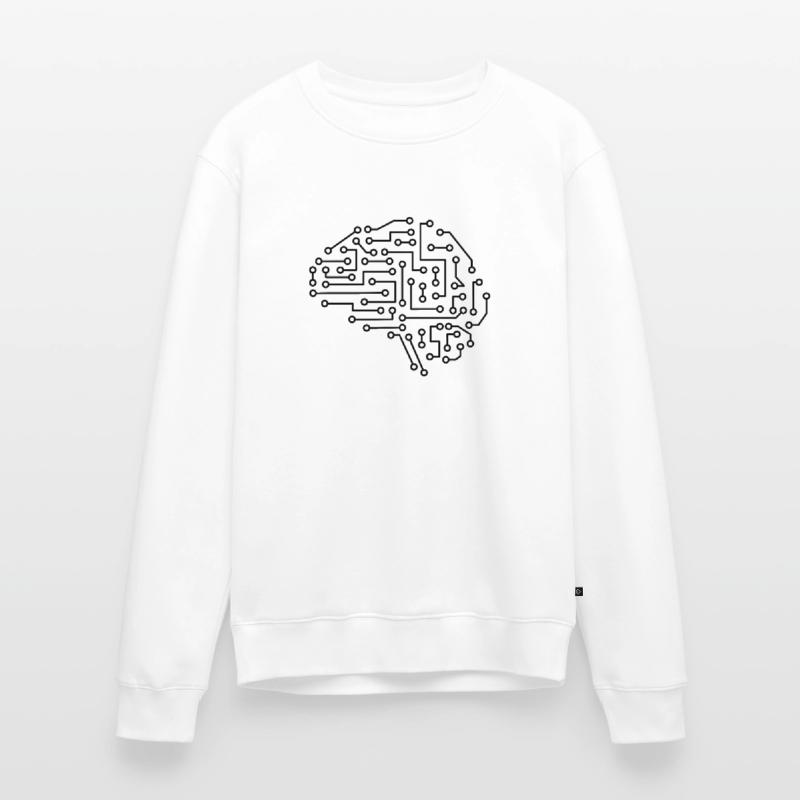 Machine Learning AI Data Science Heartbeat Data Men's Premium Organic Jumper