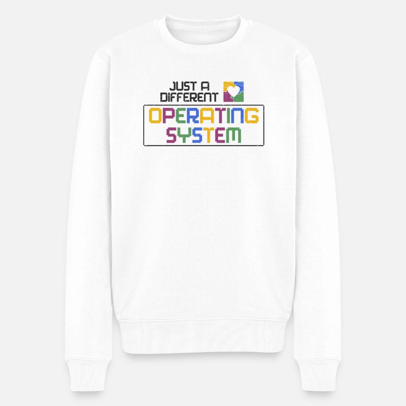 Neurodiversität Autismus Bewusstsein Autist - Männer Premium Bio Pullover - Weiß