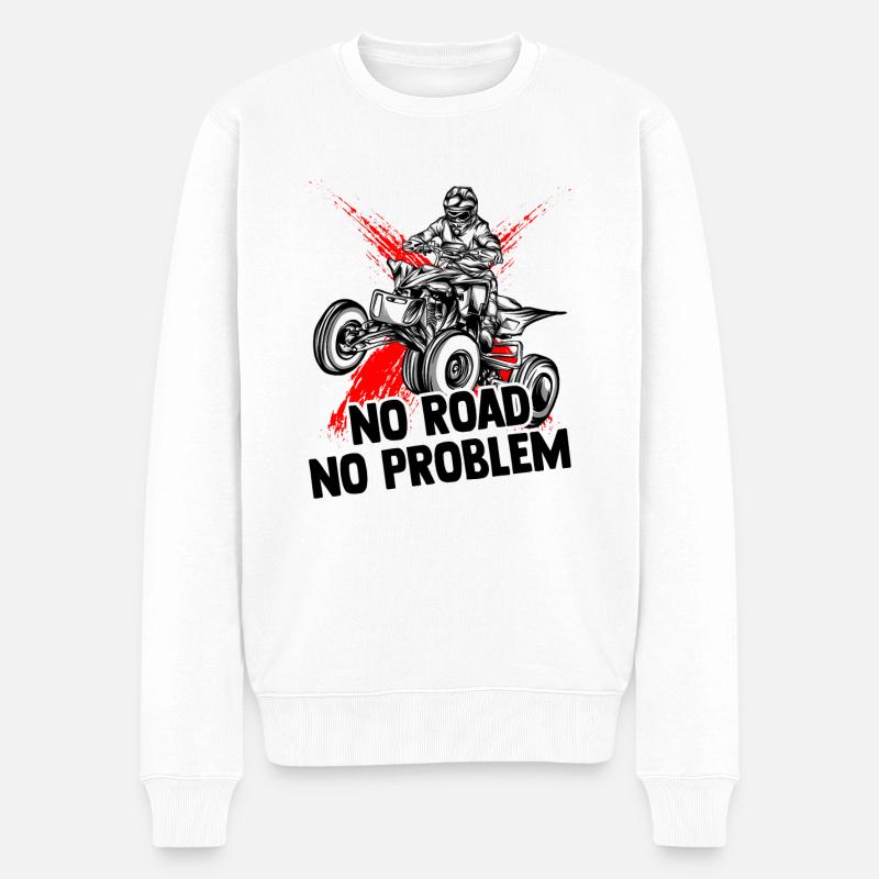 Quad - Pull Premium bio Homme - blanc