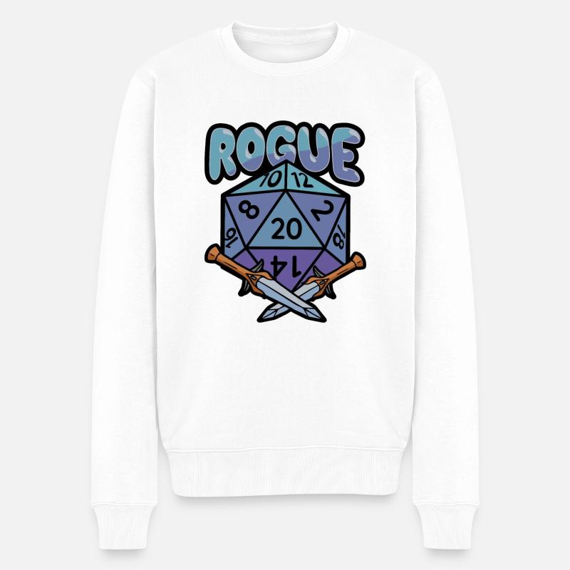 Fantasy Rpg RPG Shirt pour les joueurs de RPG - Pull Premium bio Homme - blanc