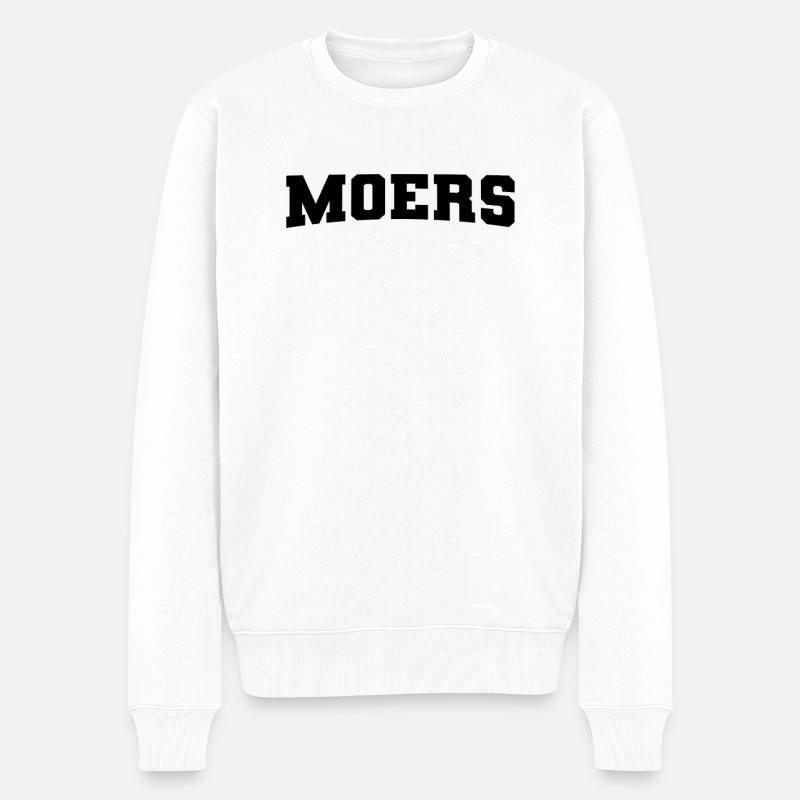 Moers - Pull Premium bio Homme - blanc