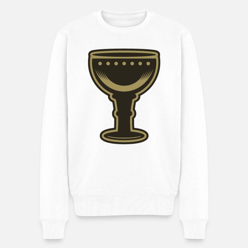 Le Saint Graal - Pull Premium bio Homme - blanc