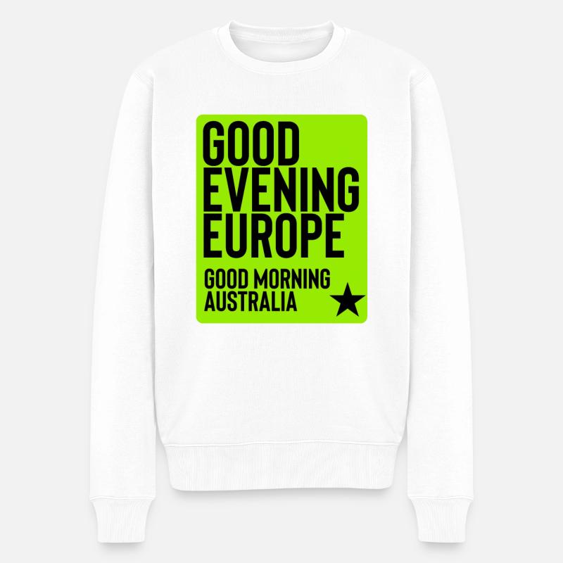 Concours Eurovision de la chanson - Pull Premium bio Homme - blanc
