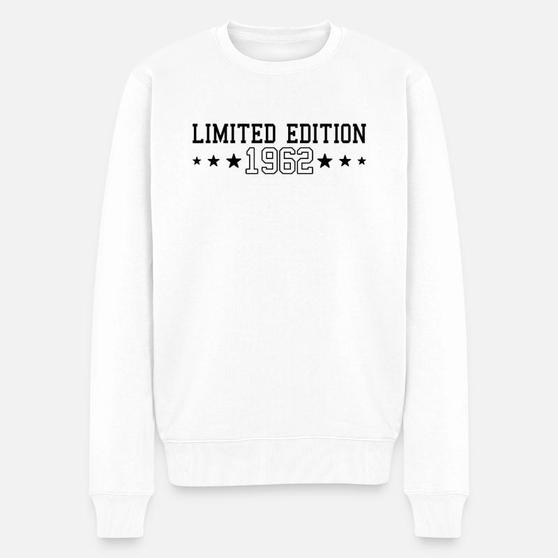 Édition limitée anniversaire 1962 - Pull Premium bio Homme - blanc