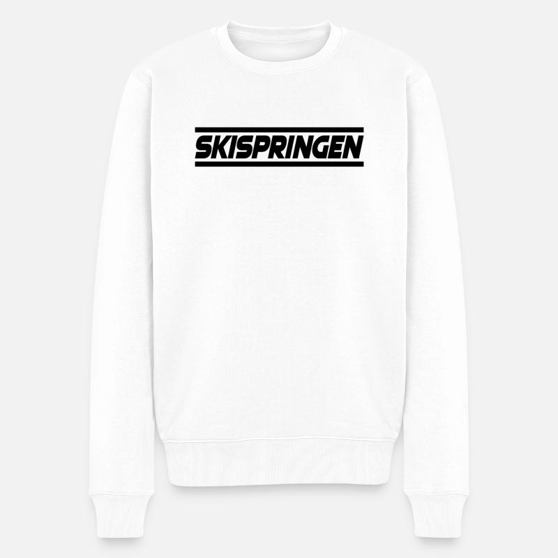 Saut à ski - Pull Premium bio Homme - blanc