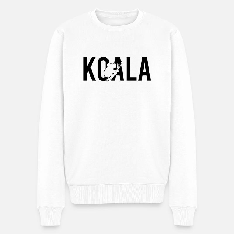 Koala - Pull Premium bio Homme - blanc