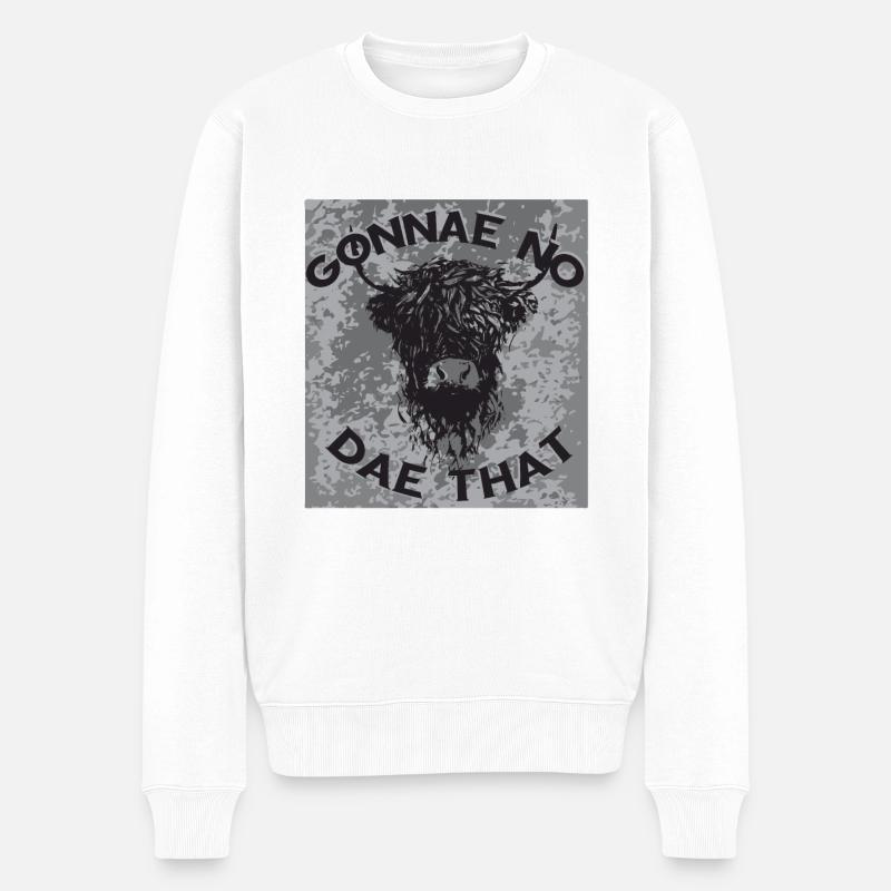 Écosse - Pull Premium bio Homme - blanc