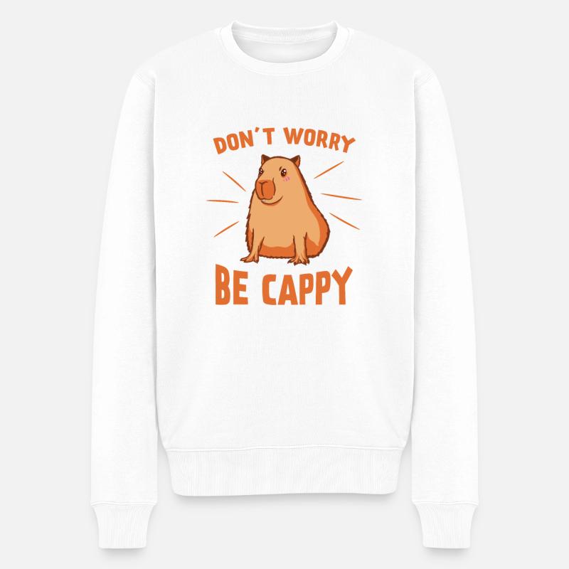 Capybara - Pull Premium bio Homme - blanc