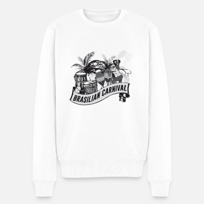 Brésil - Pull Premium bio Homme - blanc