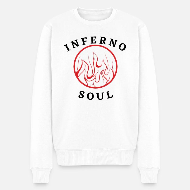 L’âme de l’enfer - Pull Premium bio Homme - blanc