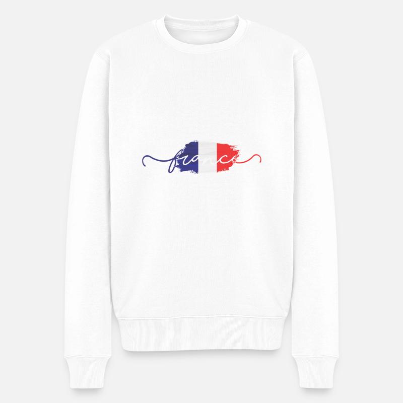 Paris - Pull Premium bio Homme - blanc