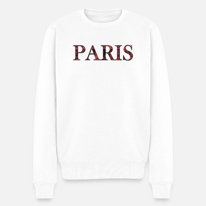Paris - Pull Premium bio Homme - blanc