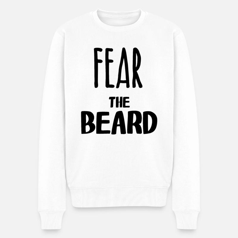 Peur de la barbe - Pull Premium bio Homme - blanc