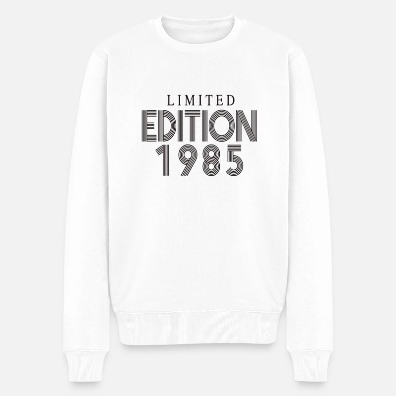 Édition limitée 1985 - Pull Premium bio Homme - blanc