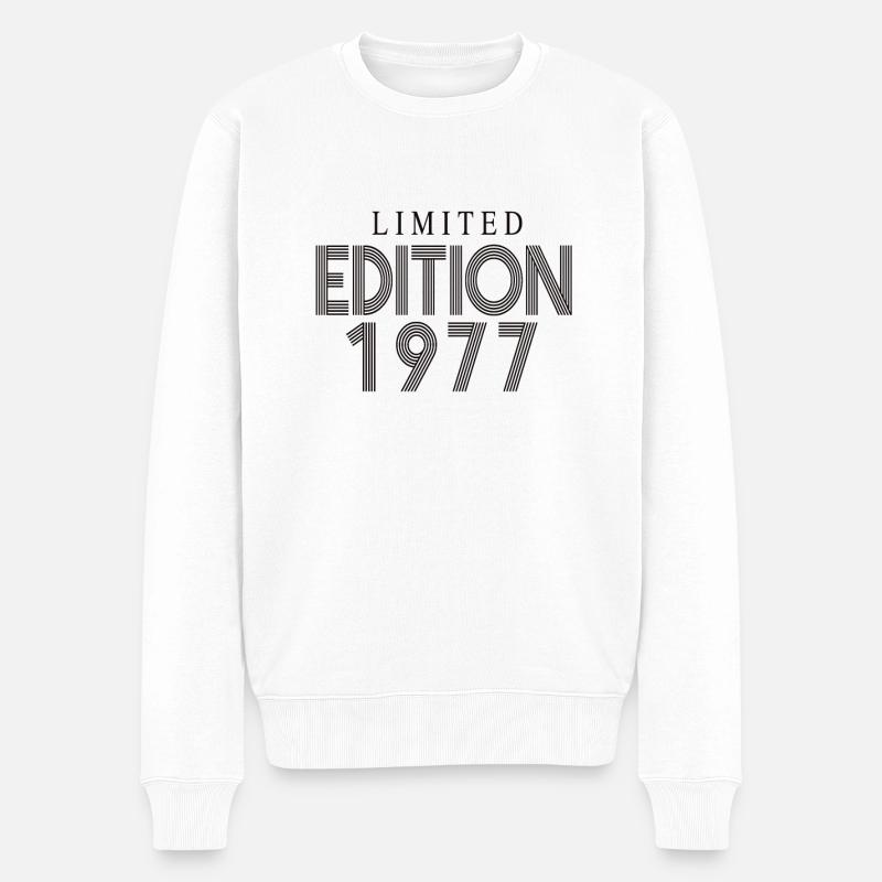 Édition limitée 1977 - Pull Premium bio Homme - blanc