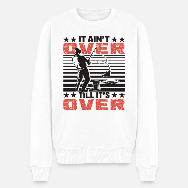 Schmelzendes Eis - Männer Premium Bio Pullover - Weiß