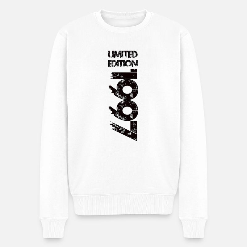 Limited Edition 1997 - Männer Premium Bio Pullover - Weiß