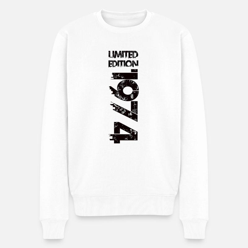 Édition limitée 1974 - Pull Premium bio Homme - blanc