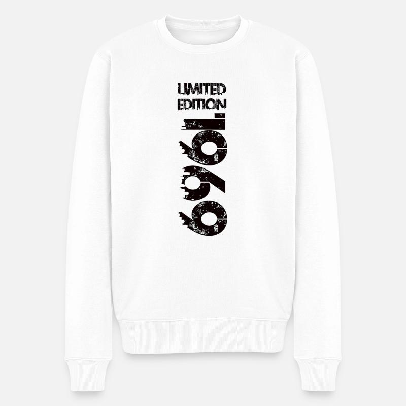 Limited Edition 1969 - Männer Premium Bio Pullover - Weiß