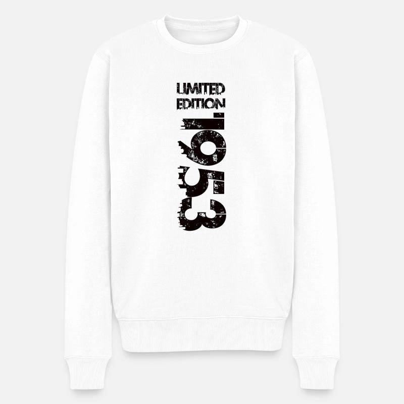Limited Edition 1953 - Männer Premium Bio Pullover - Weiß