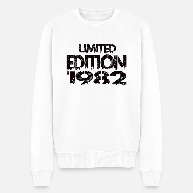 Édition limitée 1982 - Pull Premium bio Homme - blanc