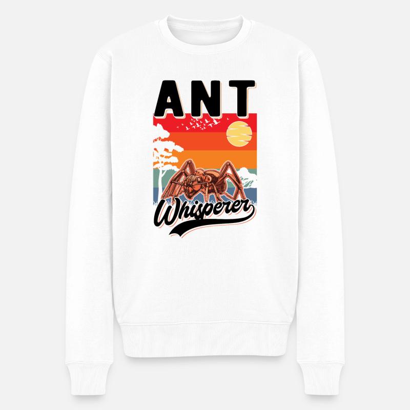 Ameisenflüsterer Ant Whisperer Ameise - Pull Premium bio Homme - blanc