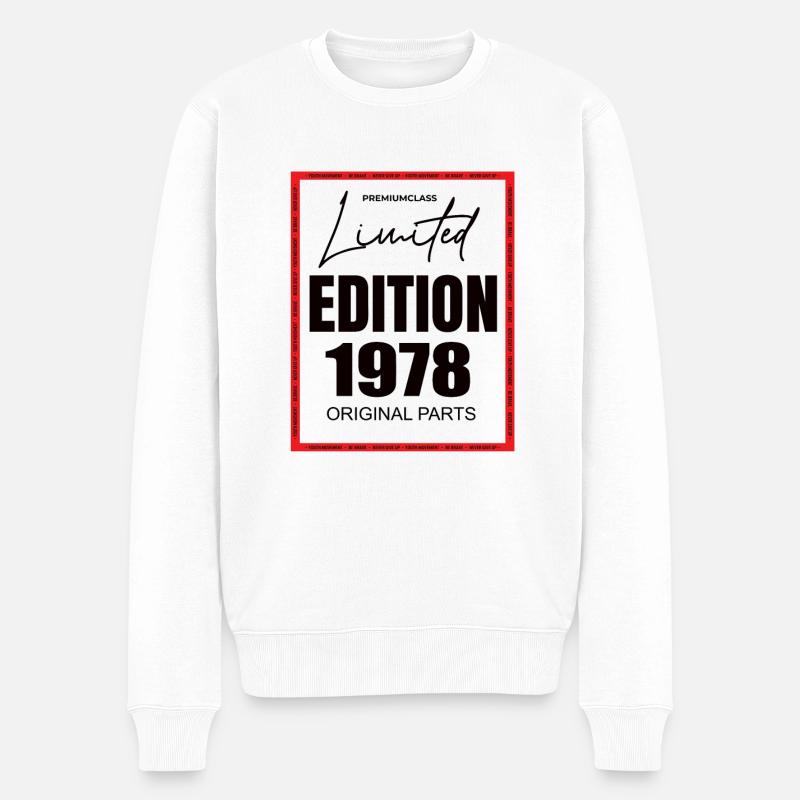Édition limitée 1978 - Pull Premium bio Homme - blanc