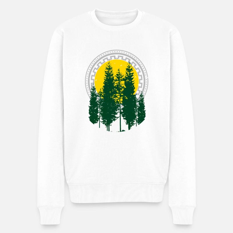 Arbre - Pull Premium bio Homme - blanc