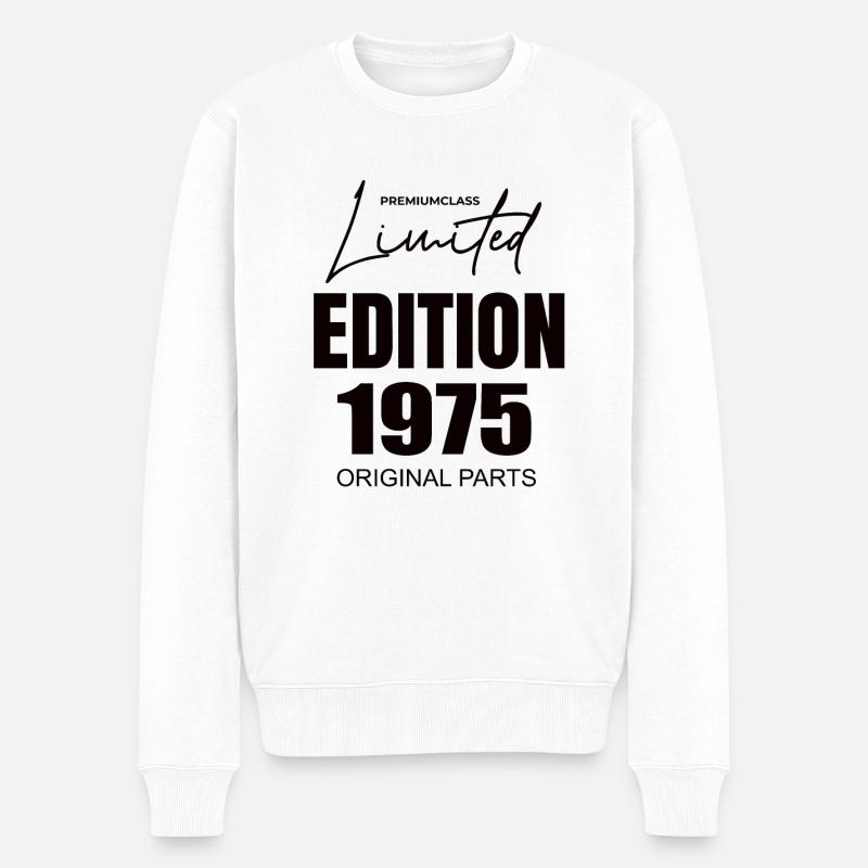 Édition limitée 1975 - Pull Premium bio Homme - blanc