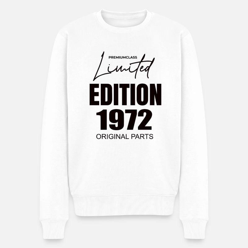 Édition limitée 1972 - Pull Premium bio Homme - blanc