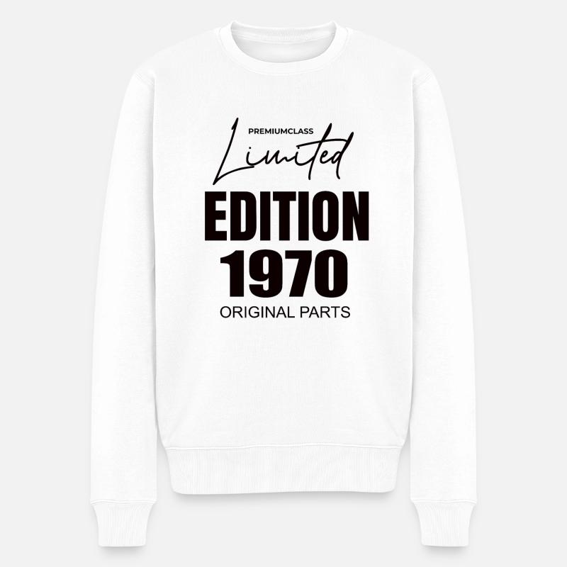 Édition limitée 1970 - Pull Premium bio Homme - blanc