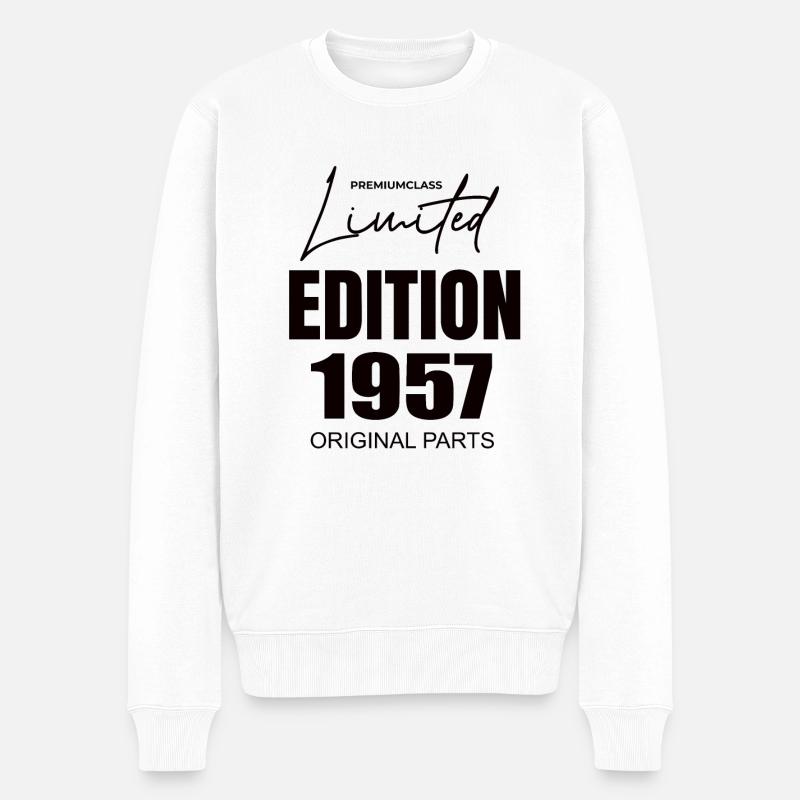 Édition limitée 1957 - Pull Premium bio Homme - blanc