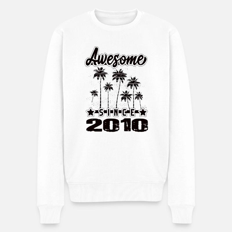 Génial depuis 2010 - Pull Premium bio Homme - blanc