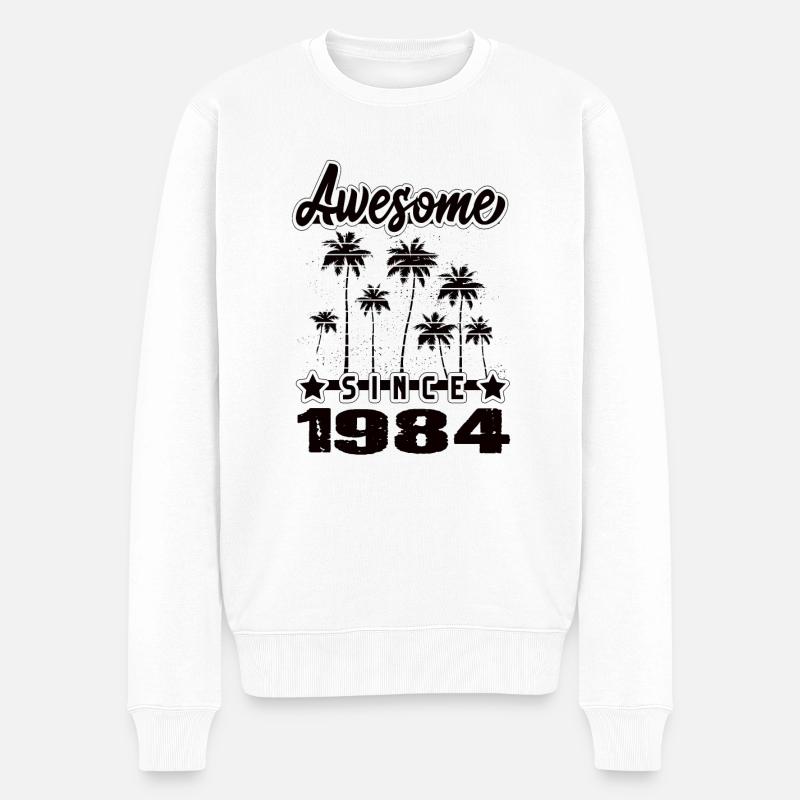 Génial depuis 1984 - Pull Premium bio Homme - blanc