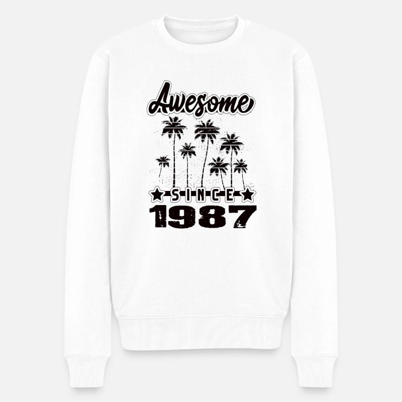 Génial depuis 1987 - Pull Premium bio Homme - blanc