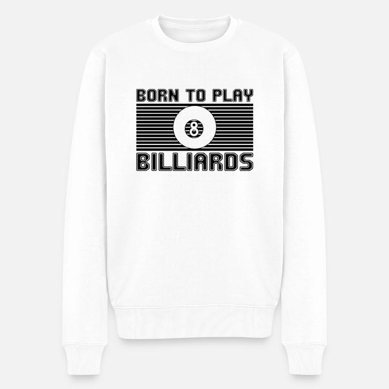 Billard - Pull Premium bio Homme - blanc