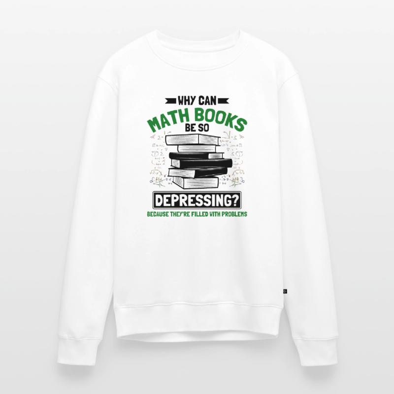 Math Mathematics Science Math Gift Men's Premium Organic Jumper