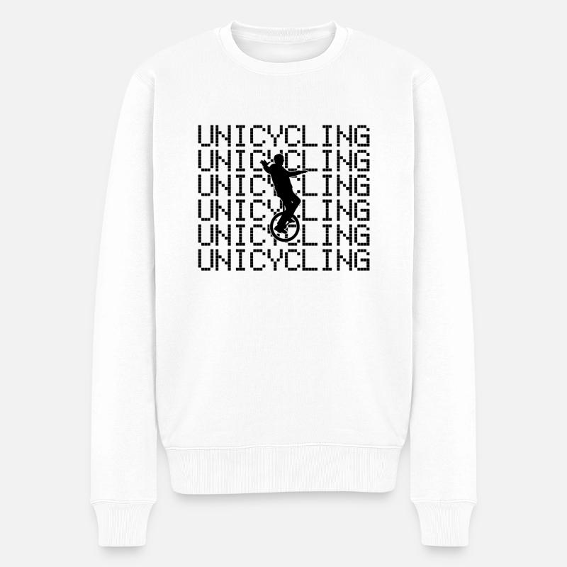 Monocyclisme - Pull Premium bio Homme - blanc