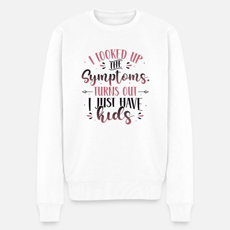 J’ai cherché les symptômes. - Pull Premium bio Homme - blanc
