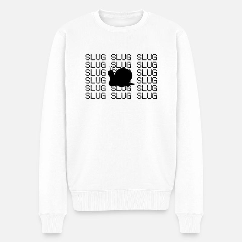 Escargot - Pull Premium bio Homme - blanc