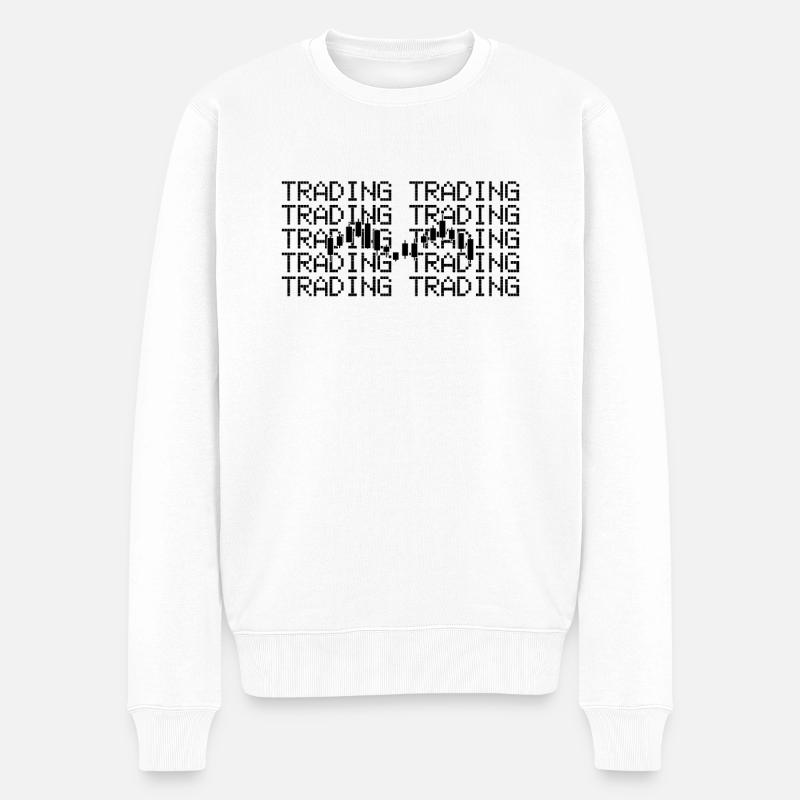 Commerce - Pull Premium bio Homme - blanc