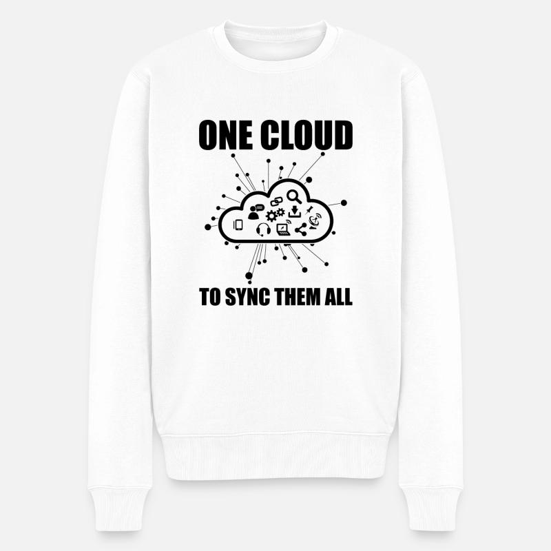 Cloud Administrator Cloud Devops - Men's Premium Organic Jumper - white