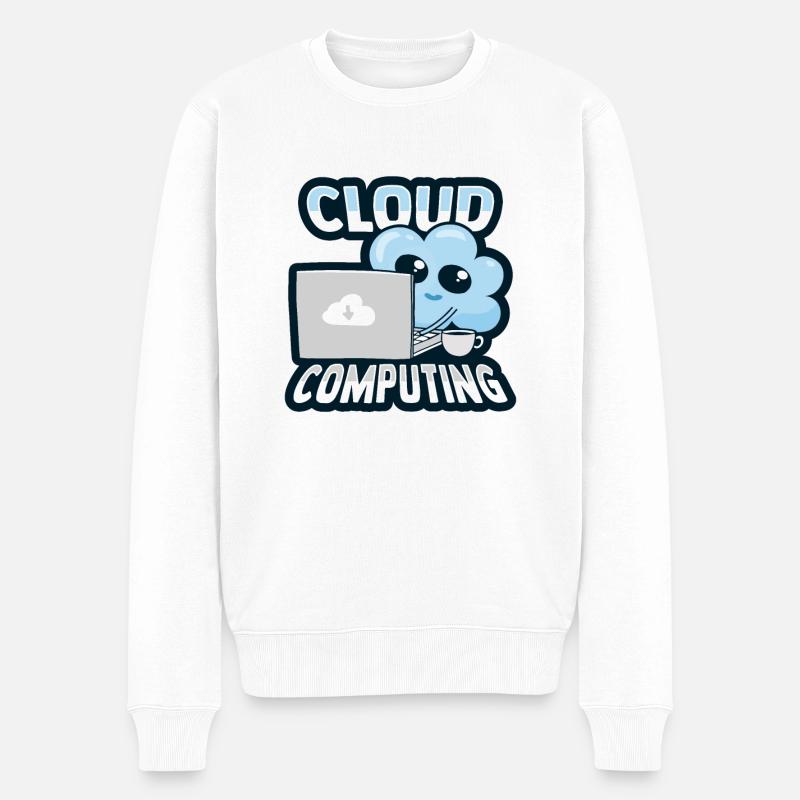 Administrateur Cloud Devops - Pull Premium bio Homme - blanc