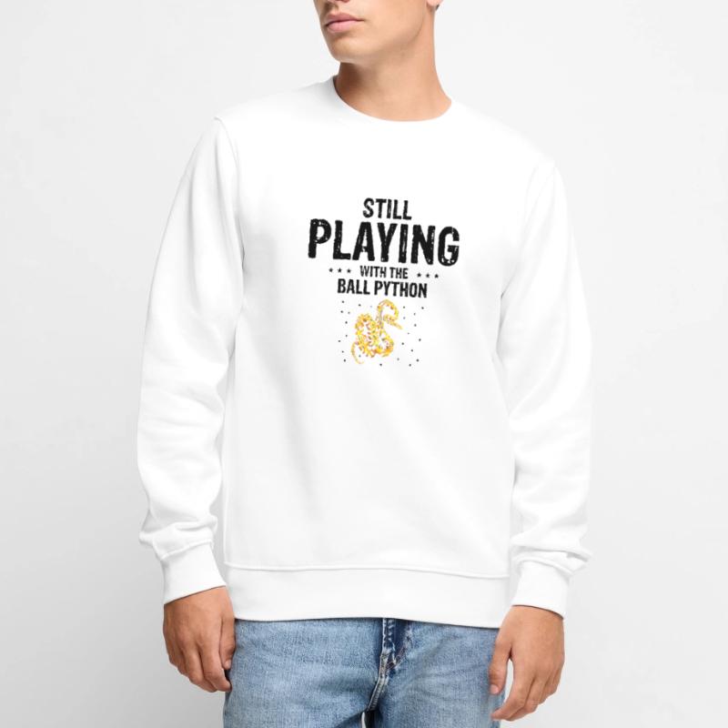 King python design for snake lovers Men's Premium Organic Jumper