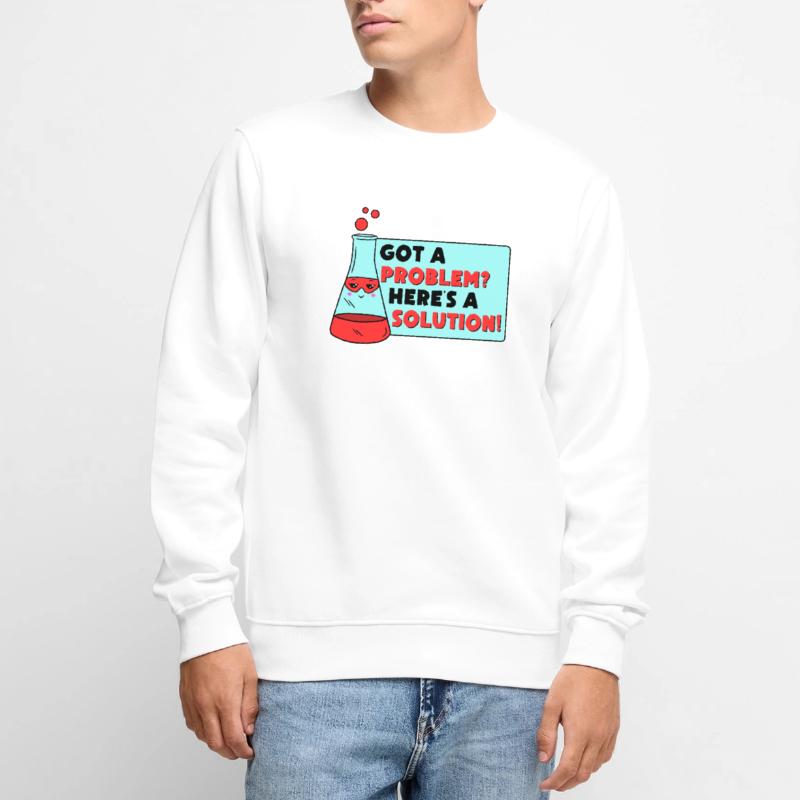 Problem Solution Scientific Solving Science Men's Premium Organic Jumper