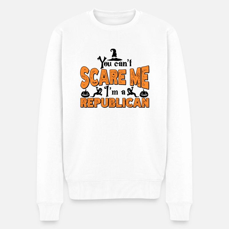 Halloween Vote Partisans républicains - Pull Premium bio Homme - blanc