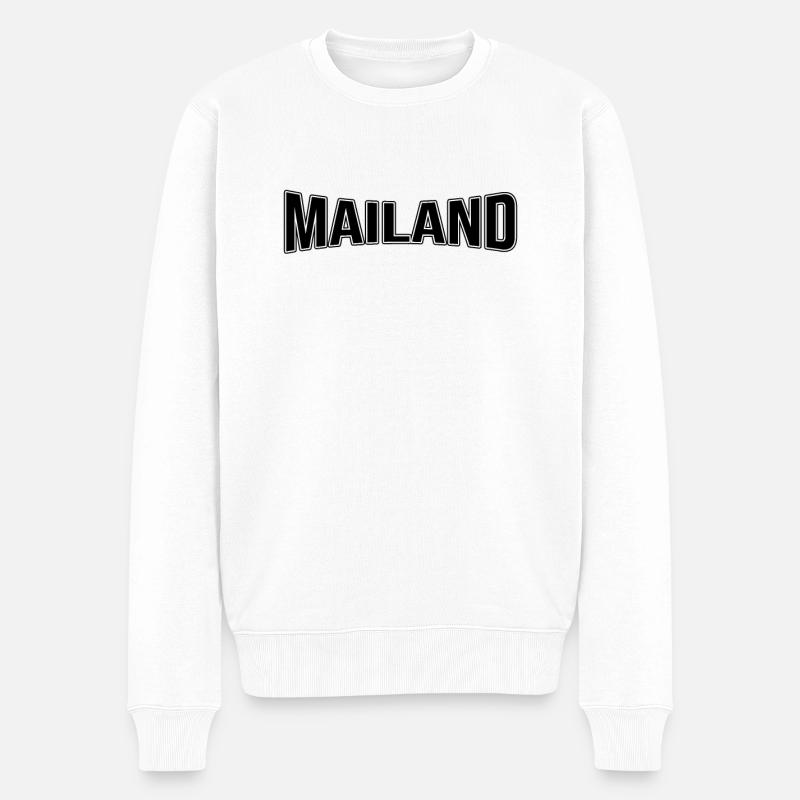 Milan - Pull Premium bio Homme - blanc