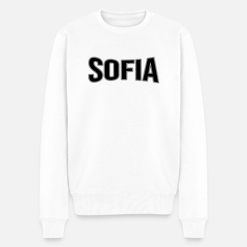 Sofia - Pull Premium bio Homme - blanc