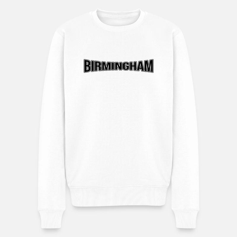Birmingham - Pull Premium bio Homme - blanc